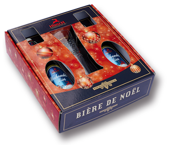 Coffret bière de Noël Hirsch