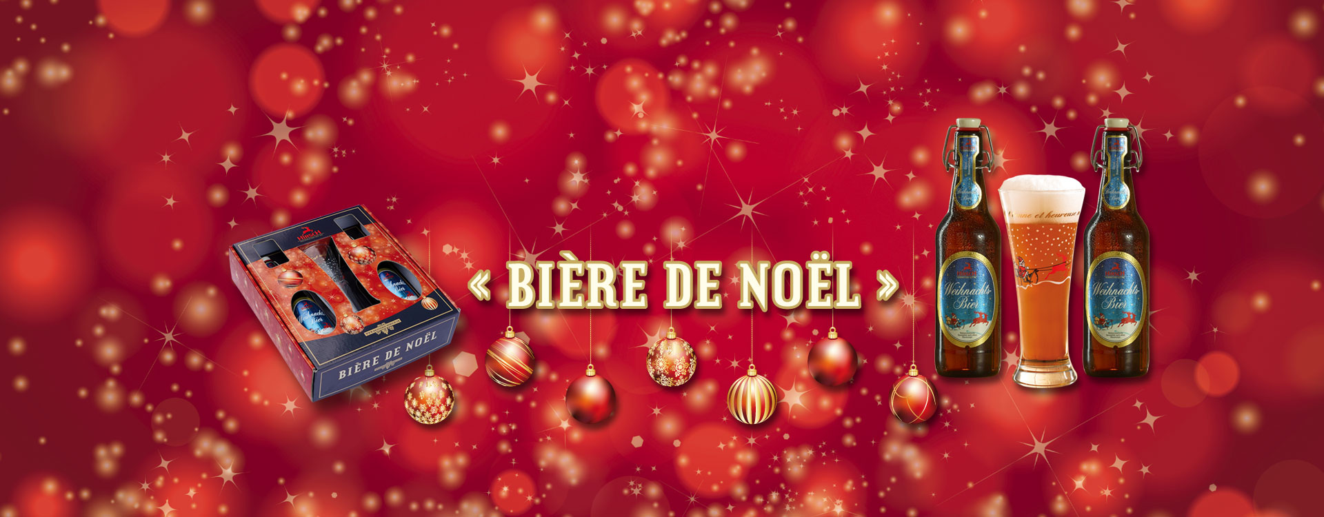Coffret cadeau Bi&egrave;re de No&euml;l Hirsch