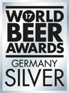Germany Silber pour la bière Hirsch Dunkle Weisse et HIrsch Pils