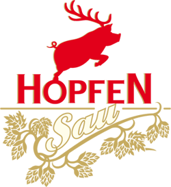 Logo Bière Hopfen Sau Hirsch
