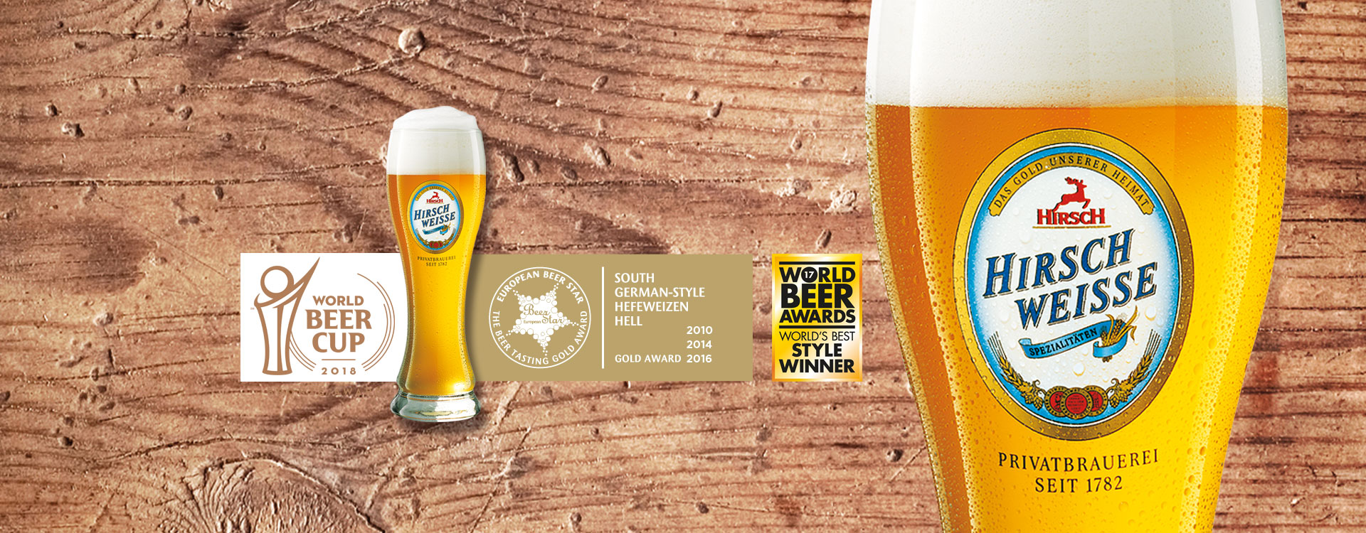 Hefe Weisse Hirsch, la blanche médaillée